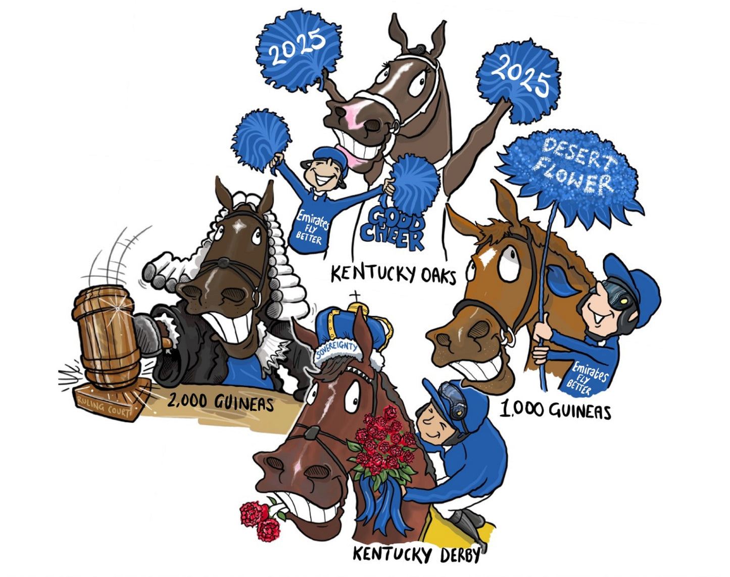 Four Classic Winners T-Shirt